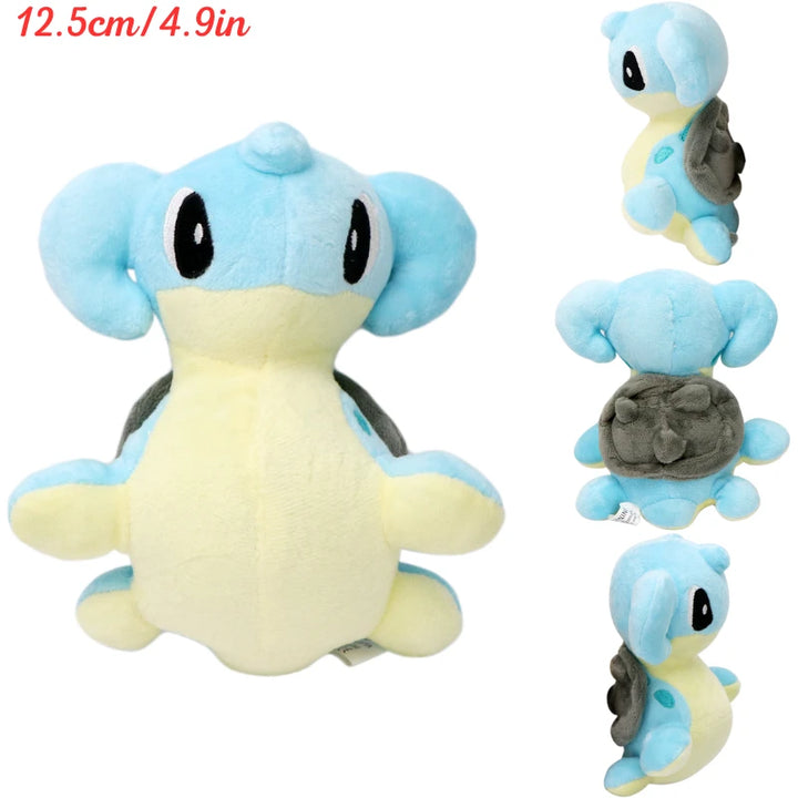 Kawaii Pokemon Gengar Magikarp Psyduck Soft Plush Toys Mew Mewtwo Poliwag Lapras Galarian Ponyta Stuffed Animals Peluche Dolls