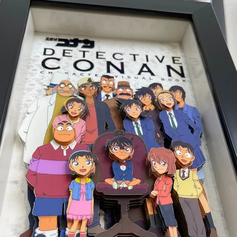 Detective Conan Family Portrait Three-dimensional Picture Album Handmade Decorations Ornaments Artwork Friends Holiday Gifts
