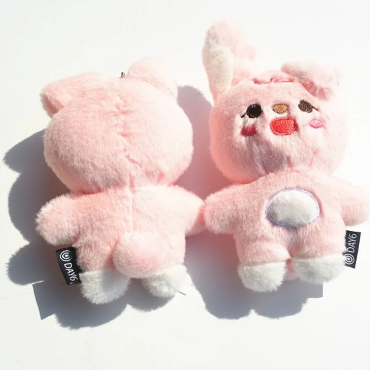 Cute Plush Toy Kpop Day6 Sungjin Wonpil Dowoon Pendant Soft Stuffed Doll Keychain Car Backpack Bag Key Ring Decor Kid Gifts