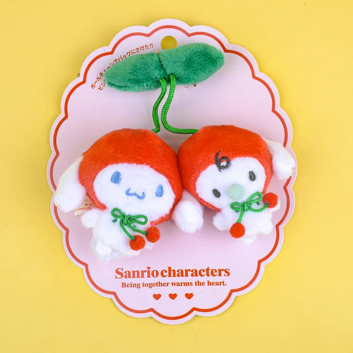 Kawaii Sanrio My Sweet Piano Hello Kitty Plush Toy Keychain Brooch Cherry Pachacco Backpack Pendant Decoration Girl Holiday Gift