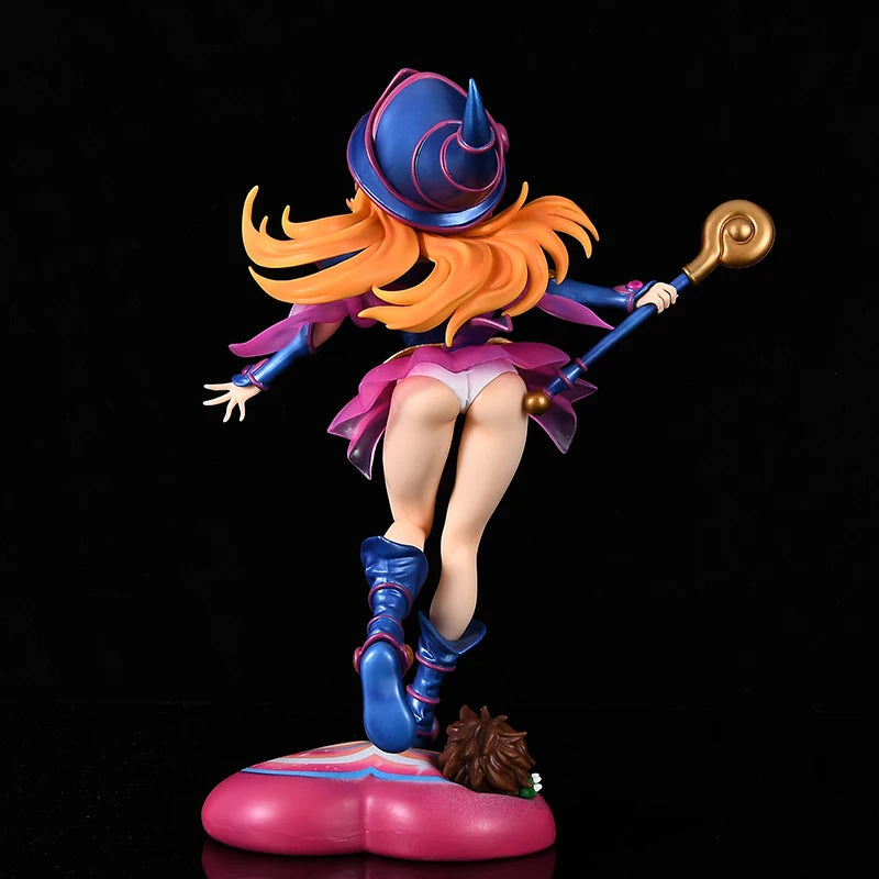 [In Stock] Yu Gi Oh! Black Magician Girl Figure Anime Toy Dark Magician Girl Figure Model Computer Desktop Decoration Toy