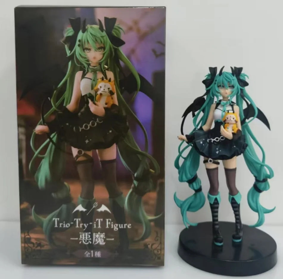 In Stock Trio-Try-It Hatsune Miku Anime Figure Rascal The Raccoon Demon Style Pvc Action Figures Ko Model Collection Toys
