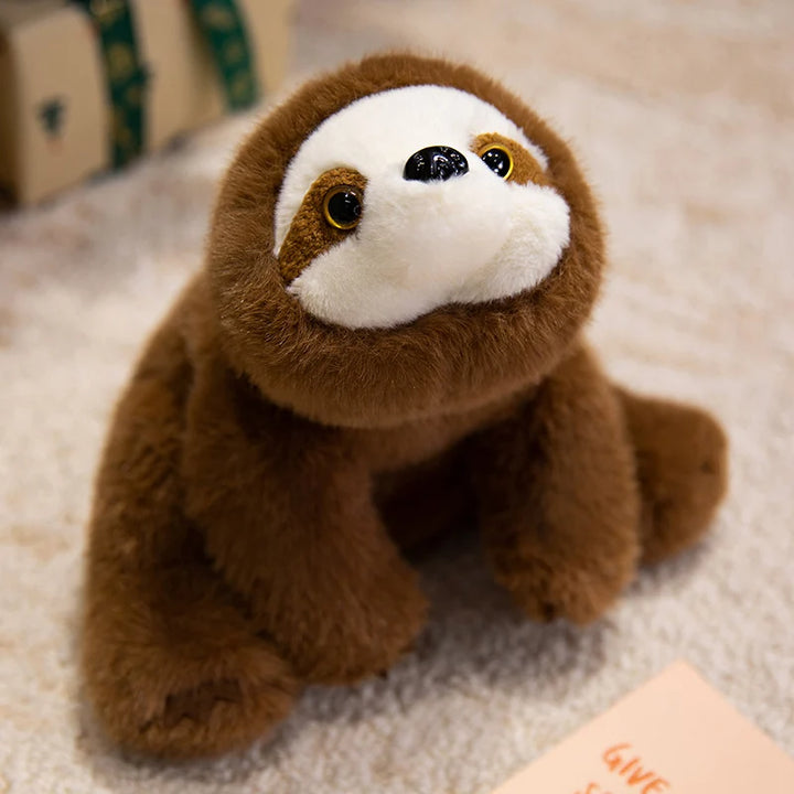 Realistic Grey Raccoon Plush Toy Cuddle Panda Wild Animal Stuffed Toys Brown Horse Soft Doll Capybara Plushie Koala Plush Sloth