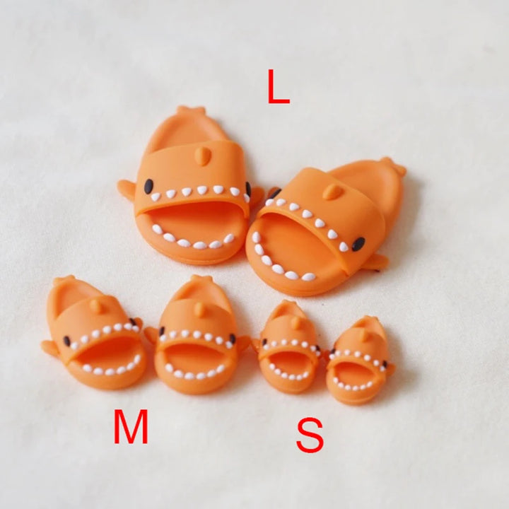 Cute Shark Slippers Doll Shoes Plastic Doll Shoes Suit for Ob11,P9,OB22, Blyth, BJD12, 1/6BJD, YOSD Doll Accessories for Girls