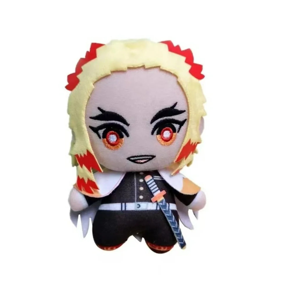 Demon Slayer Plush Doll Tomioka Giyu Kamado Tanjirou Nezuko Agatsuma Zenitsu Anime Plushie Keychain Cosplay Kids Gift