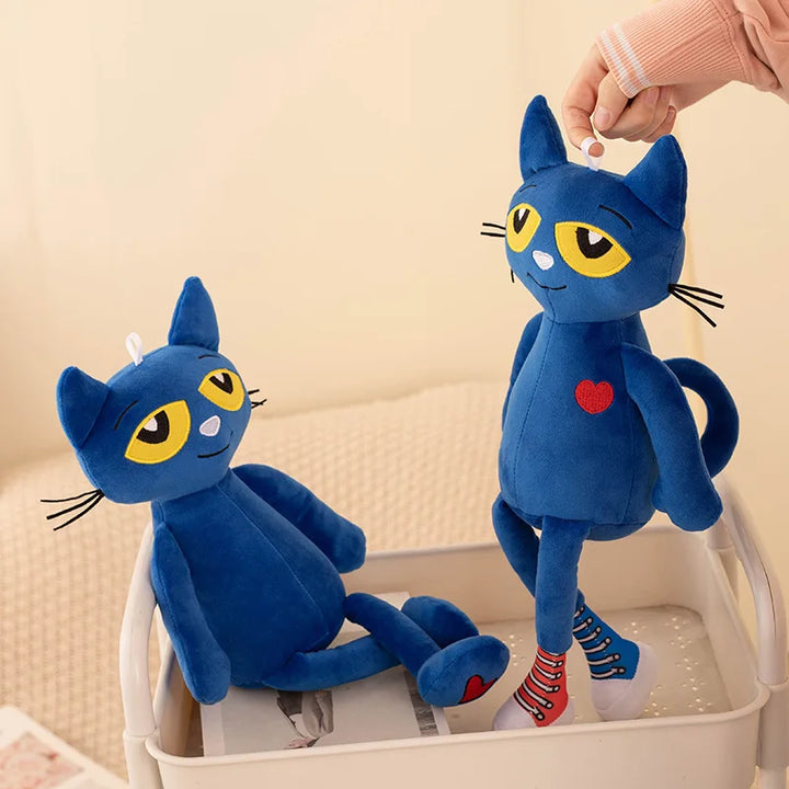 Cute Cartoon Anime Plush Pete The Cat Toy 40cm Stuffed Game Animation figure Pete Soft Doll Kids Birthday Gifts Room Decor