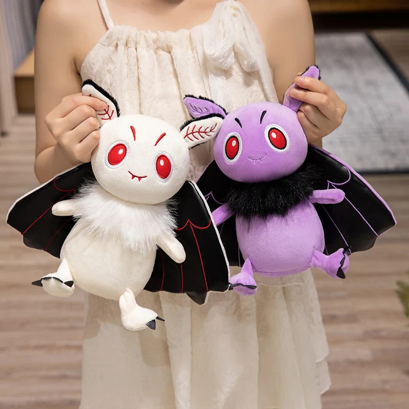 Cute Dark Moth Plush Toy Stuffed Moth Soft Doll Halloween Plush Kids Toy Home Decor