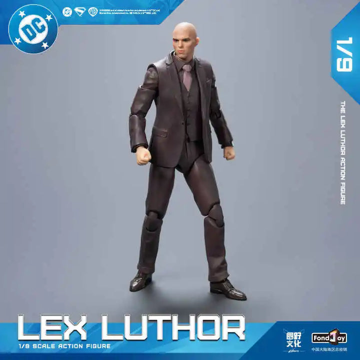 New 2025 Lex Luthor Action Figure Superman David Corenswet 1/9 Original Fondjoy Superman Figure PVC Joint Movable Toy Boy Gift