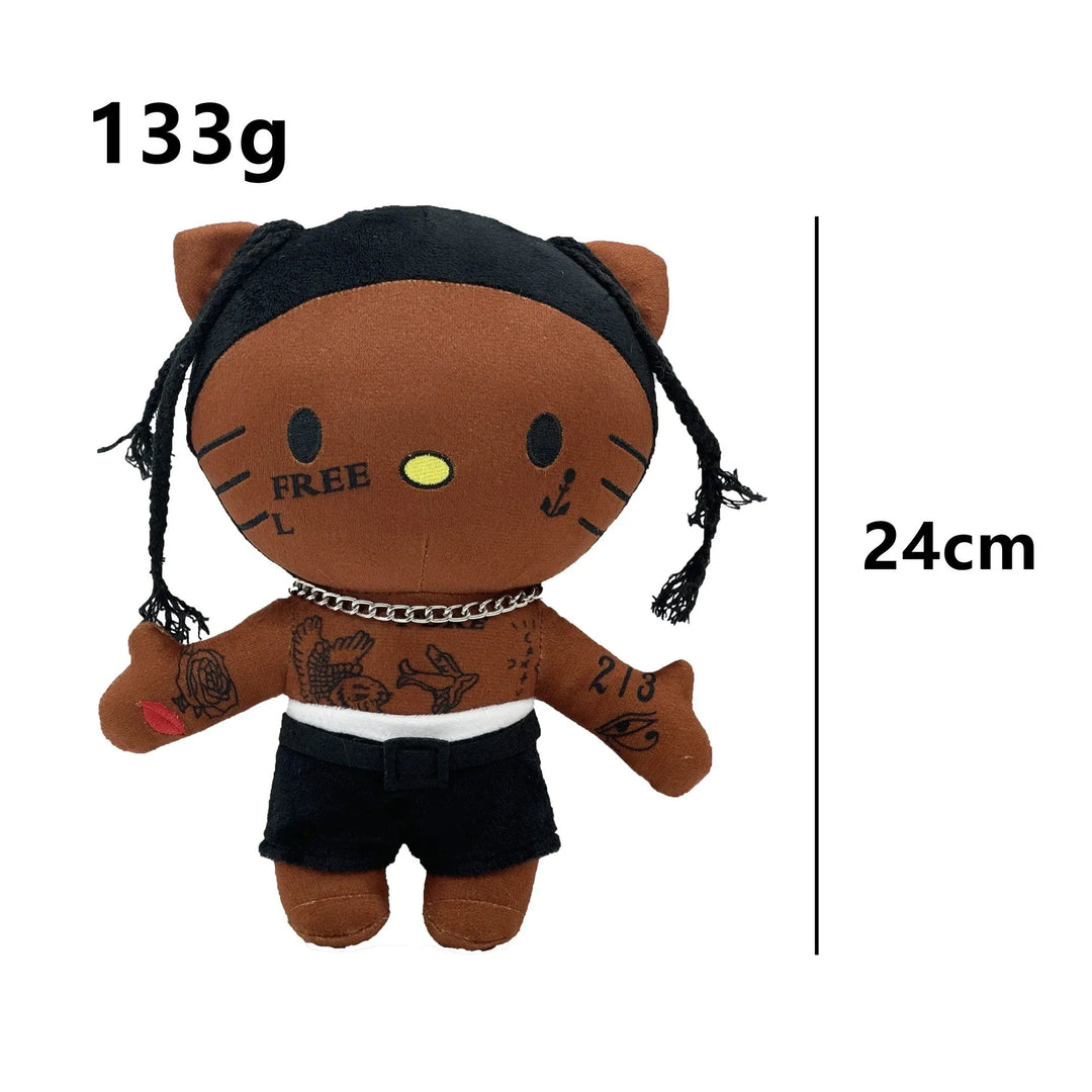 2025 New Hello Kitty Lil peep Kanye Tylerthecreator Plush Toy Doll with Clothes Stuffed Soft Plush Toys Fans Collect Gifts