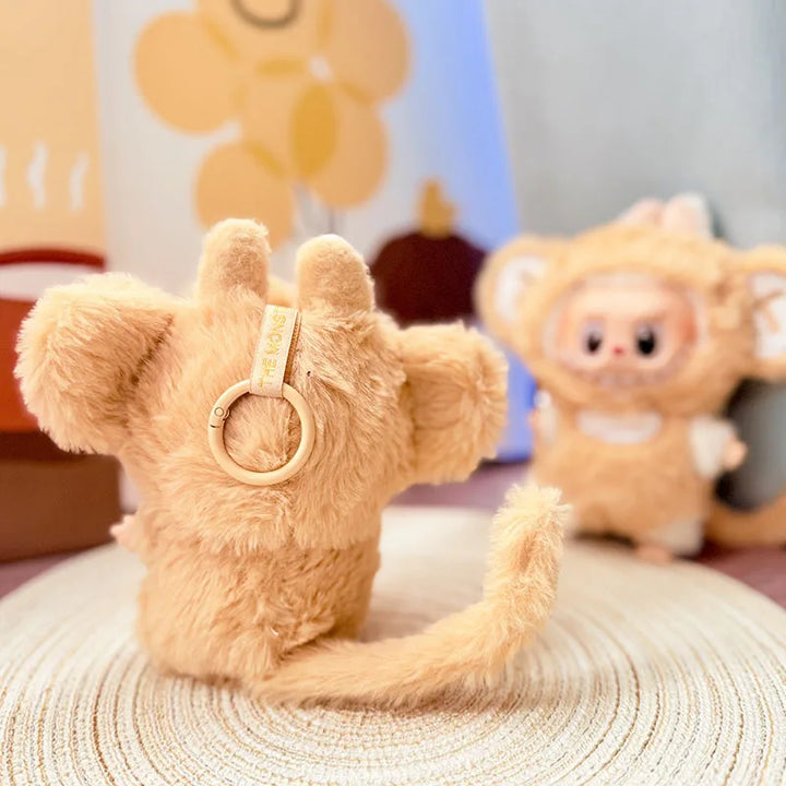 Cute Monkey Adventure Suit Labubu Doll Clothes 15/17cm Plush Doll'S Clothes Labubu I II Idol Dolls Sitting Party Accessories