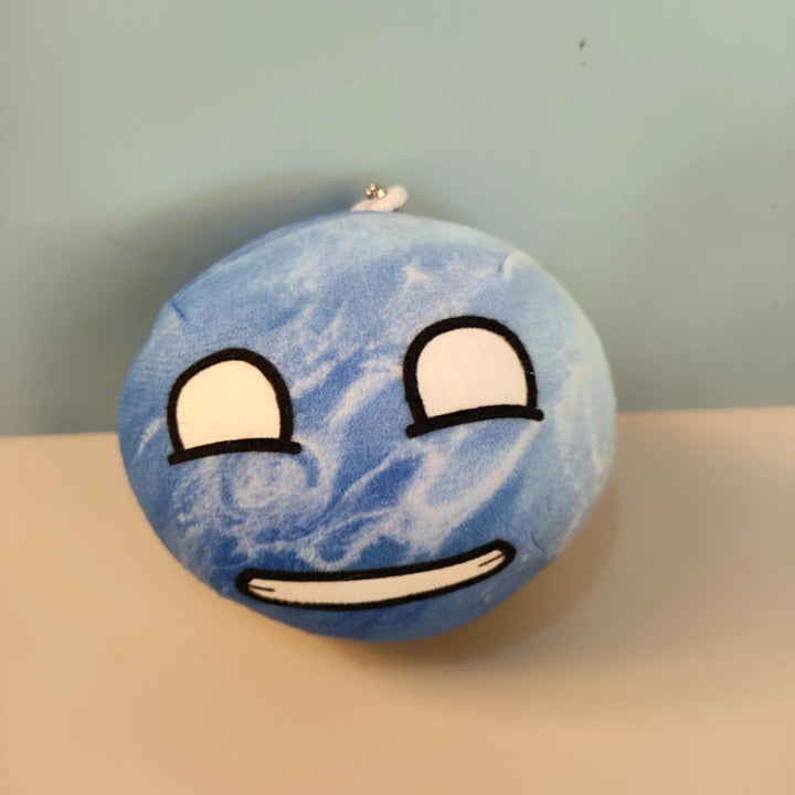 10cm Planet Plush Toy Collection Earth Moon Sun Mars Venus Jupiter Saturn Uranus Neptunr Dolls Cognitive Stuffed Toy Polandball