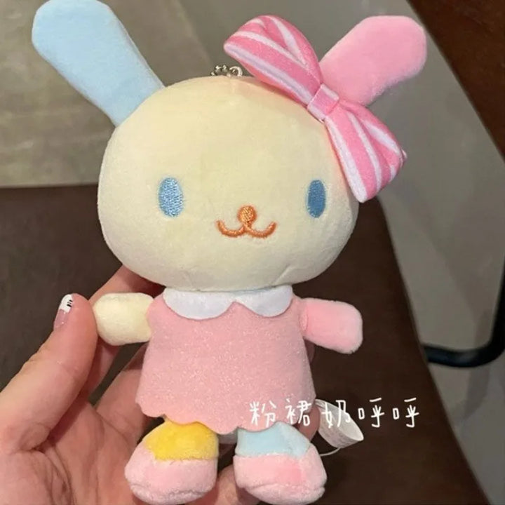 12cm Cute ‌Usahana‌ Plush Doll Keychain Bag Pendant Decoration Cartoon Children Soft Plush Doll Boys and Girls Holiday Gifts