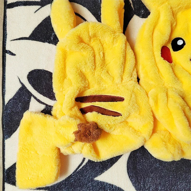 30/80cm Pikachu Huge Pokemon Anime Plush Toys Big Pokémon Plushie Kawaii Semi-finished Leather Holster Pillow Gift for Children