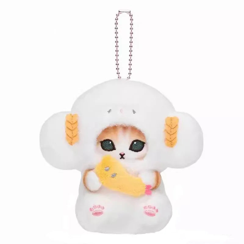Sanrio Hello Kitty Gudetama Kawaii Cartoon Kero Kero Keroppi Plush Toys Backpack Pendant Doll Accessories Girl Boy Keychain Gift