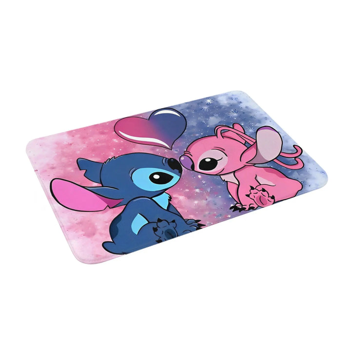 Lilo & Stitch Memory Foam Bath Mat Rug Non-Slip Quick Dry Cute Cartoon Bathroom Floor Rugs Carpet For Kitchen Shower Bath