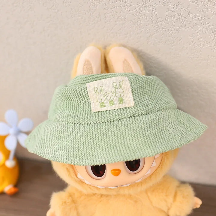 Labubu Doll Hat 15/17cm Plush Doll'S Accessories Sitting Party Labubu I II Idol Dolls Hat