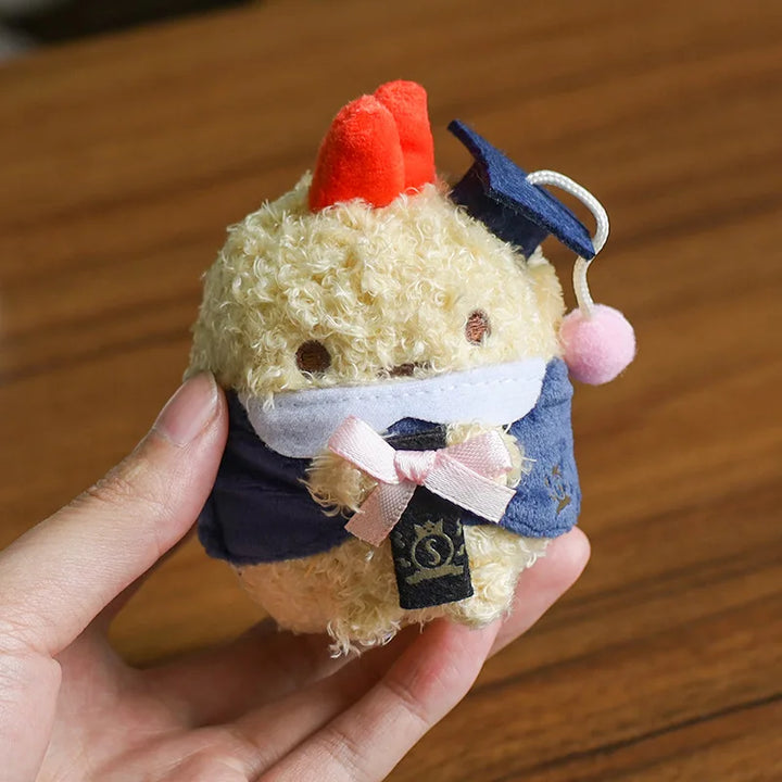 Cartoon ‌Sumikko Gurashi‌ Plush Doll Pendant Keychain Bachelor's Clothing Style Decorations for Boys and Girls Holiday Gifts
