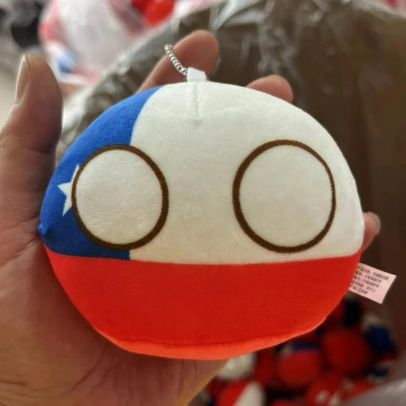 10cm Country Ball Singapore Plush Toy Polandball Pendant 70 styles Country Balls Countryball Stuffed Doll Toy Xmas Gift for Kids