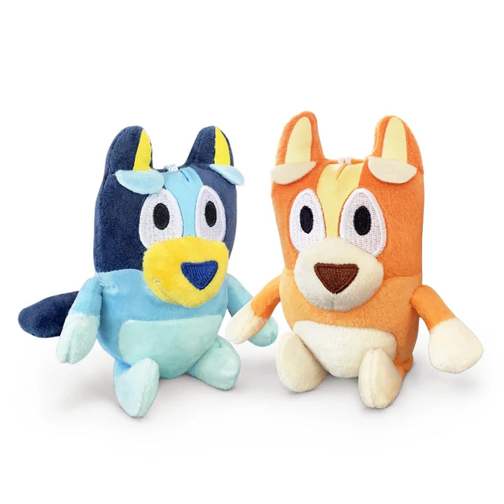 15CM Bluey Bingo Anime Plush Stuffed Dolls Pendant Backpack Decorations Children's Toy Doll Christmas Birthday Gift