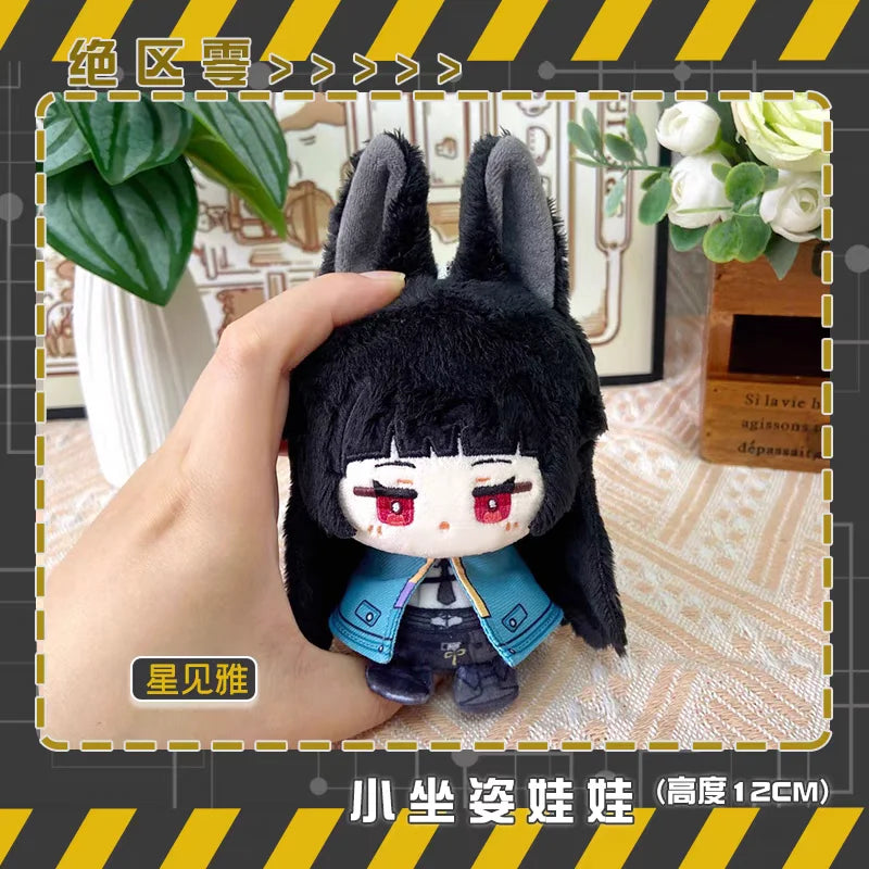 Zenless Zone Zero Anime Plush Dolls Keychain Asaba Harumasa Tsukishiro Yanagi Pendant Stuffed Toys Collectible Figure