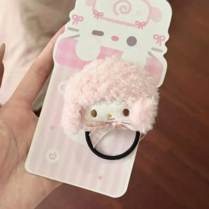 Kawaii Sanrio Hangyodon My Sweet Piano Hairpin Accessories Cartoon Pachacco Hair Rope Headdress Girls Christmas Birthday Gift