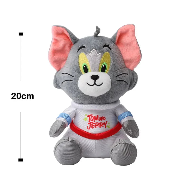 20cm Space Astronaut Tom and Jerry Stuffed Animal Doll Plush Toy Cute Original Perfect Birthday Gift