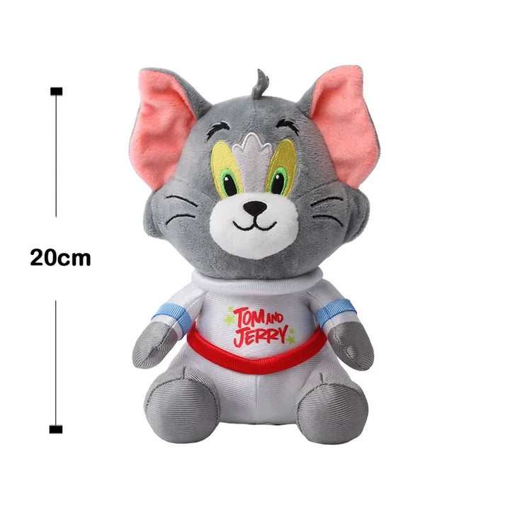 20cm Space Astronaut Tom and Jerry Stuffed Animal Doll Plush Toy Cute Original Perfect Birthday Gift