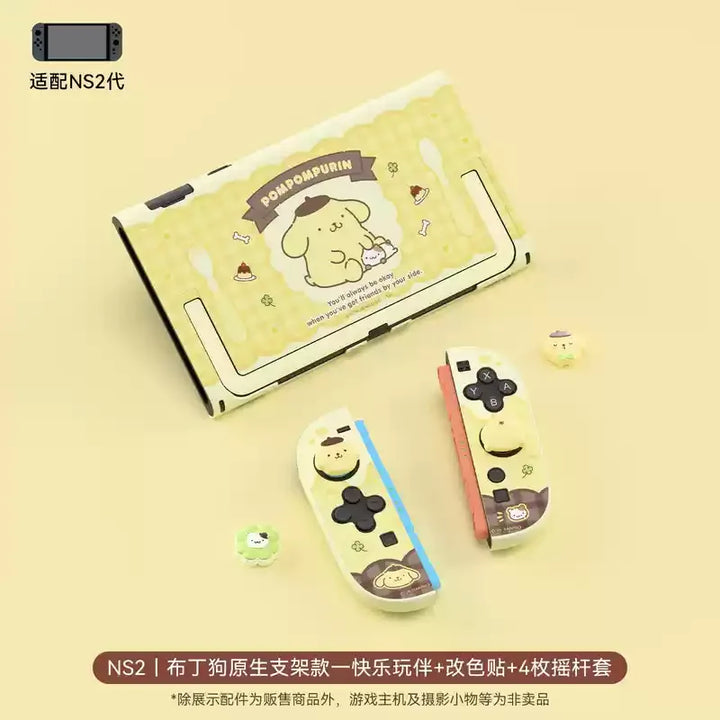 Sanrio Hello Kitty Kuromi Original Wanted Switch 2 Protective Case Plug In Base Ns2 Protective Case Anime Game Peripherals