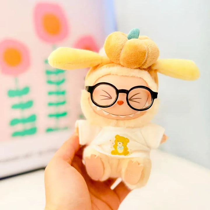 15cm/17cm Labubu Doll Costume Sitting Party 1st And 2nd Generation Little Devil Angel Set Cute DIY Gift