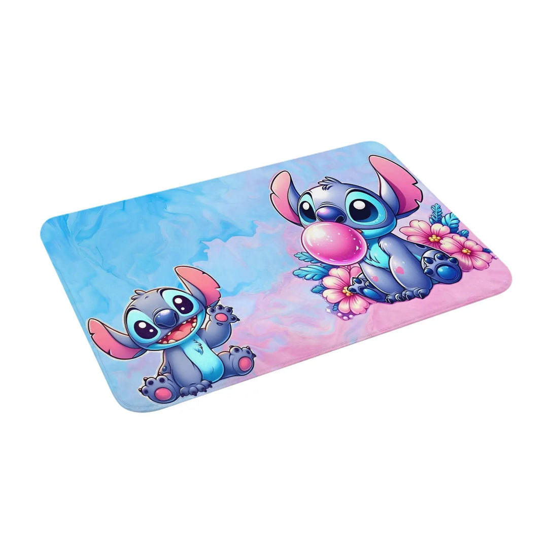Lilo & Stitch Memory Foam Bath Mat Rug Non-Slip Quick Dry Cute Cartoon Bathroom Floor Rugs Carpet For Kitchen Shower Bath
