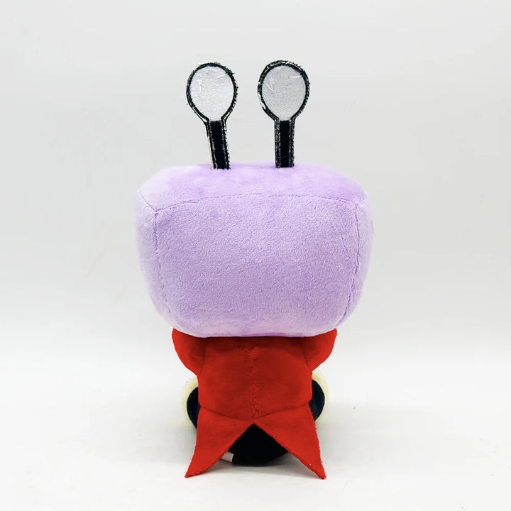 10.6inch Anime DELTARUNE Tenna Sitting Plush Triangle Rune Stuffed Doll Purple TV Man Handheld Microphone Collection Toy Gift