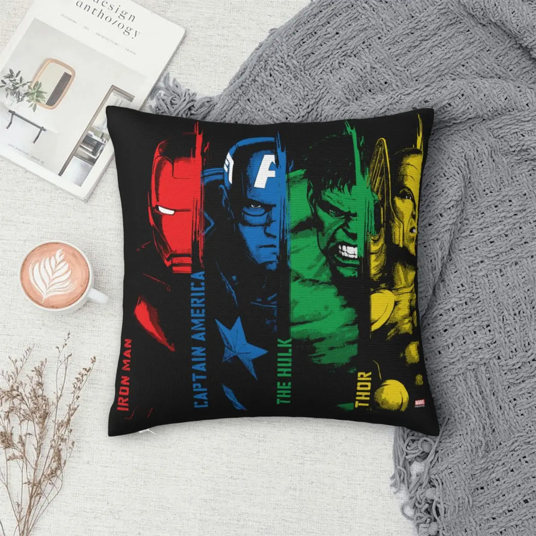 Captain America Avengers Pillowcase Polyester Cushion Cover Decorative Pillow Case Cover Home Wholesale 45X45cm