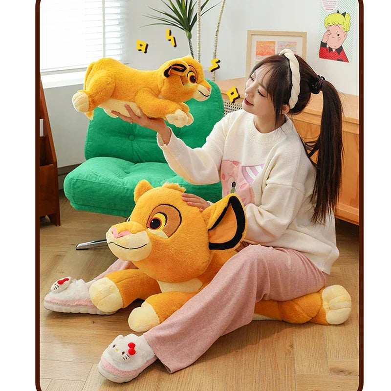 40/90cm The Lion King Disney Plush Toys Kawaii Anime Cute Cartoon Plushie Dolls Animal Simba Stuffed Pillows Gifts for Children