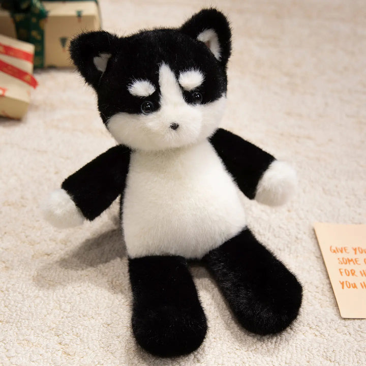 Fluffy Husky Plush Toy Golden Monkey Stuffed Wild Animal Pink Pig Soft Dolls Kawaii Penguin Plushie Bear Brown Teddy Bear Gifts