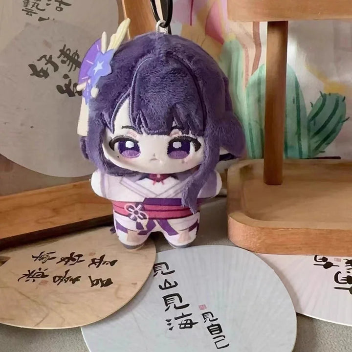 Genshin Impact Plush Shikanoin Heizou Keqing Diluc Klee Anime Stuffed Doll Starfish Body Cartoon Figure Pendant Toys