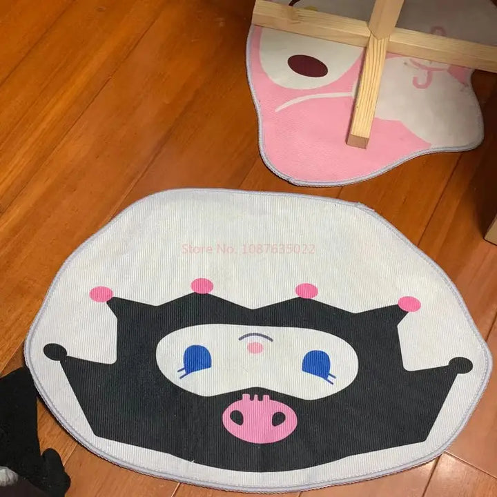 Saniro My Melody Cinnamoroll Cartoon Carpet Kawaii Home Soft Fur Rug Children Girls Bedroom Living Room Floor Mat Multiple Sizes