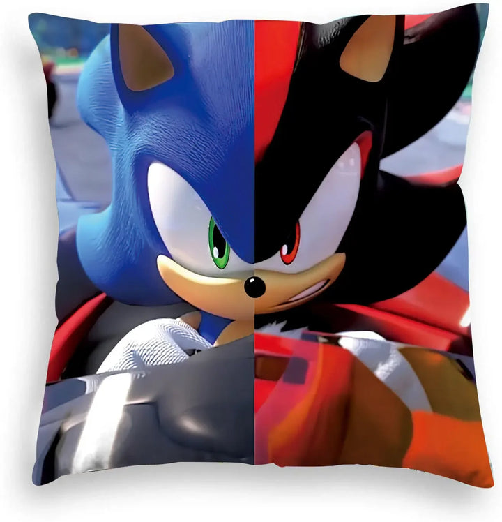 Game Blue Plush Pillowcase 45x45cm Anime Pillow Cover Living Room Cushion Cover Soft Personalized Pillowcase for Home Decoration