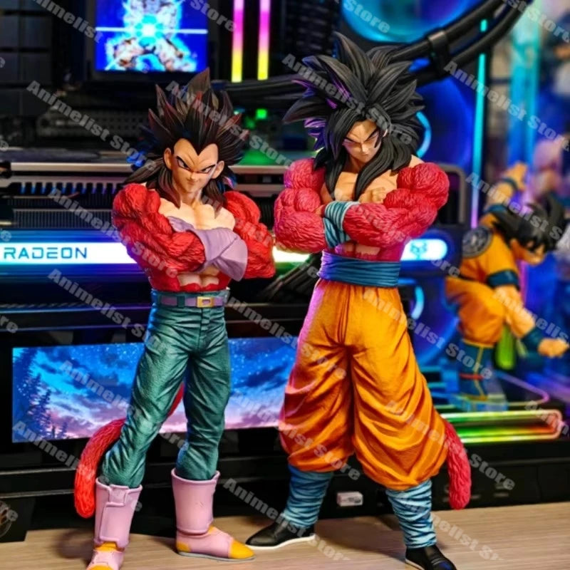 31cm Dragon Ball Anime Super Saiyan 4 Vegeta Figure Brother Planb Jt Statue DX Model Collection Custom Toy Gift IN STOCK