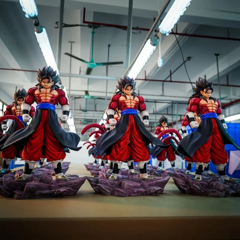 In Stock JT Dragon Ball Ssj4 Vegetto Action Figure 30cm Pvc Statue Collection Super Saiyan Goku Model Toy Gift