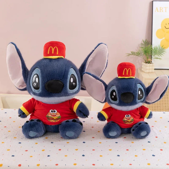 35-45cm Disney Lilo and Stitch Plush Toys Anime Cartoon Plushie Stuffed Uniform Stich Dolls Kawaii Pillow Kids Birthday Gifts