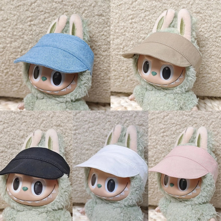 Labubu Doll Hat 15/17cm Plush Doll'S Accessories Sitting Party Labubu I II Idol Dolls Hat