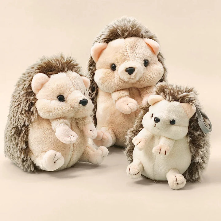 13/17/22cm Simulation Hedgehog Plush Toys 11cm Hedgehog Pendant Keychian Soft Animal Hedgehog Stuffed Toy Kid Birthday Gift