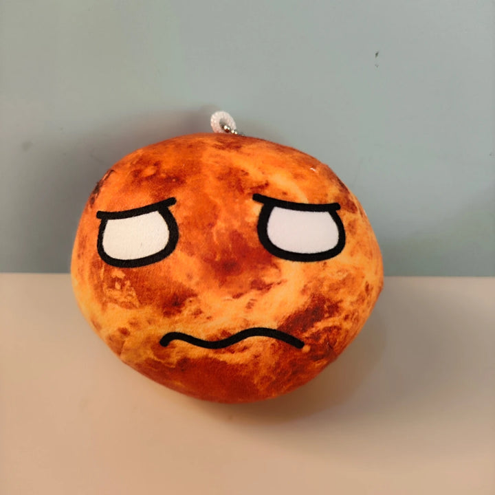 10cm Planet Plush Toy Collection Earth Moon Sun Mars Venus Jupiter Saturn Uranus Neptunr Dolls Cognitive Stuffed Toy Polandball