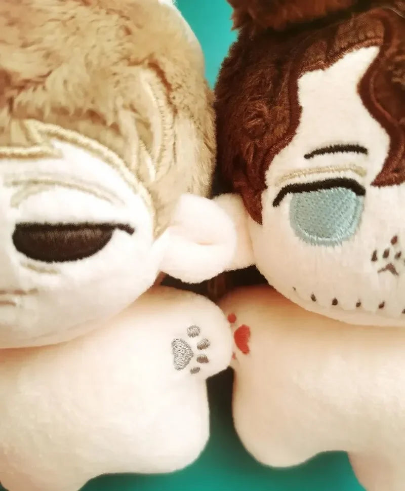 New In Stock 10cm Anime Role Will Hannibal Kawaii Cosplay Cotton Doll Starfish Body Cartoon Mini Soft Plush Doll Toy Figure Gift