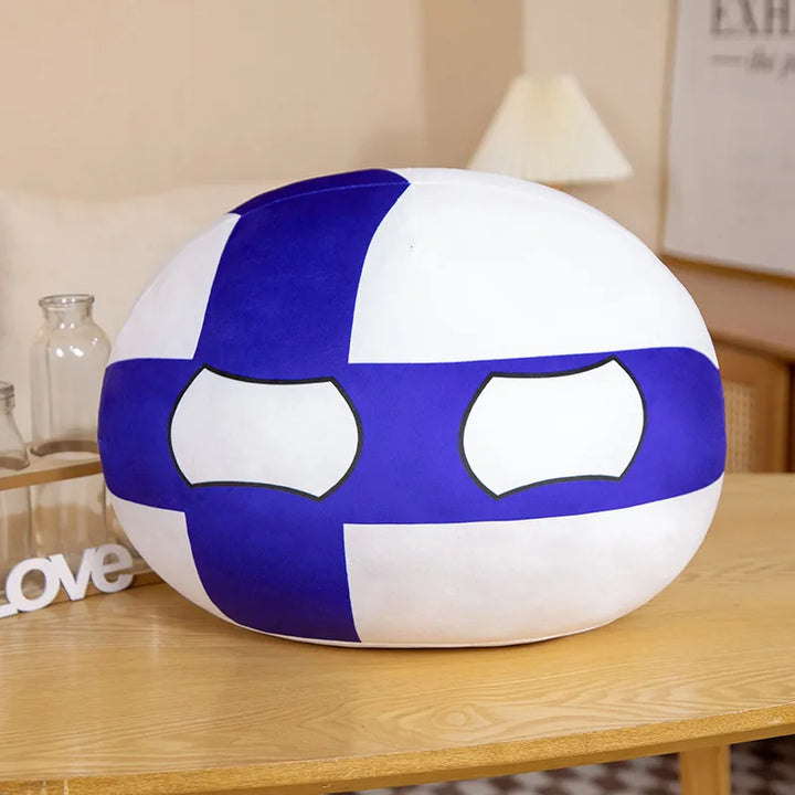 68 Styles 10cm Country Ball Plush Toy Polandball Plush Pendant Soft Countryball Stuffed Doll for Kids Girls Bag Pendant Keychain