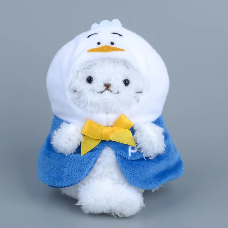 Kawaii Sanrio Hangyodon Pachacco Cartoon Cute Kero Kero Keroppi Little Seal Plush Toy Backpack Pendant Keychain Accessories Gift