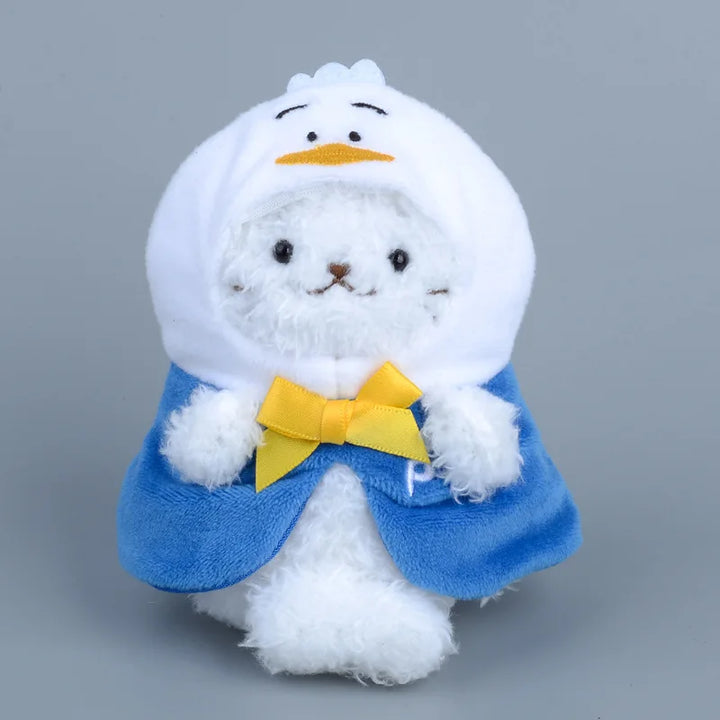 Kawaii Sanrio Hangyodon Pachacco Cartoon Cute Kero Kero Keroppi Little Seal Plush Toy Backpack Pendant Keychain Accessories Gift