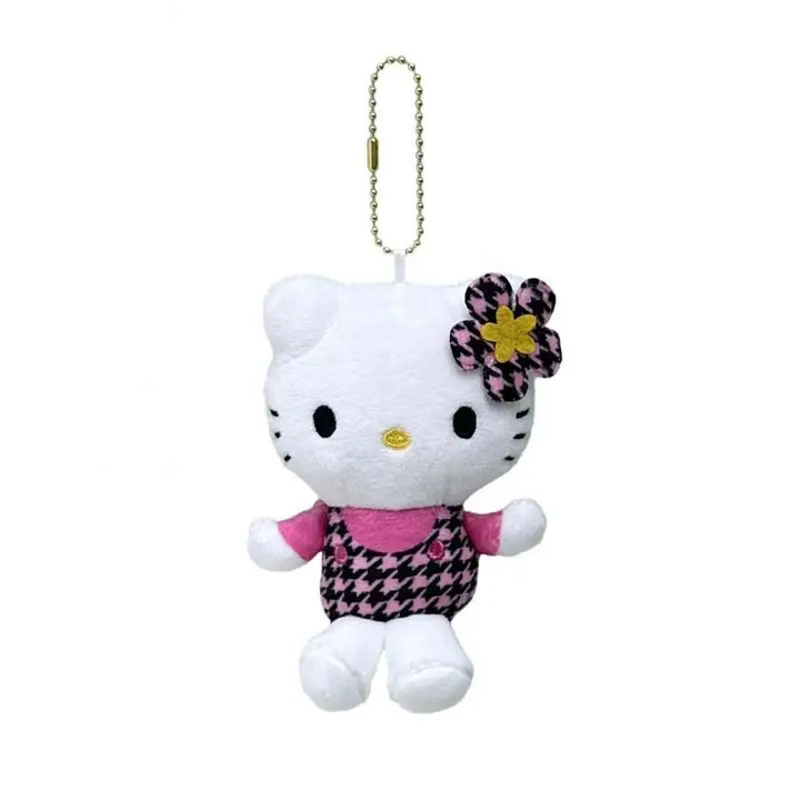 Kawaii Sanrio Hello Kitty Cartoon Cute Plush Toys Keychain Backpack Pendant Doll Accessories Couple Christmas Creative Gifts