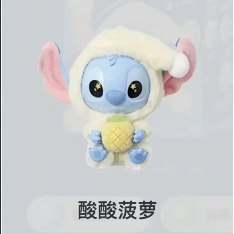 New Miniso Disney Stitch Eat Sleep Series Vinyl Blind Box Pendant Cute Doll Mystery Box Toy Plush Doll Holiday Gifts