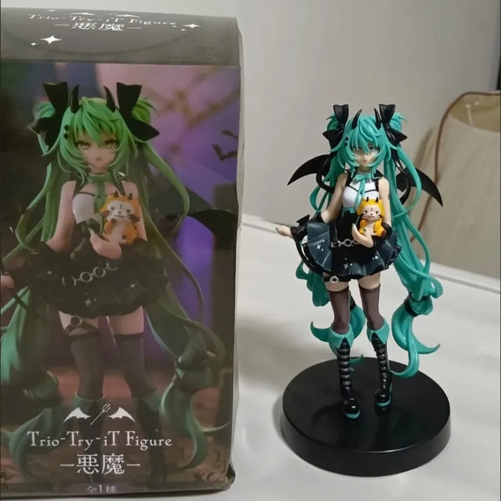 In Stock Trio-Try-It Hatsune Miku Anime Figure Rascal The Raccoon Demon Style Pvc Action Figures Ko Model Collection Toys